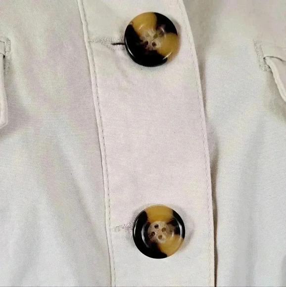 Cabi Kenya Jacket Women's Size Medium  Bone/Cream Coloured Utility Jacket - Picture 11 of 16